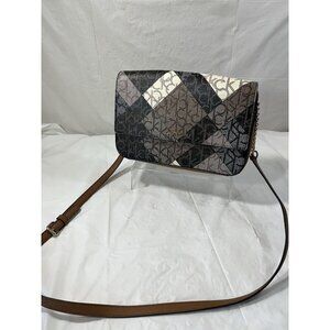 Calvin Klein monogrammed patchwork Crossbody